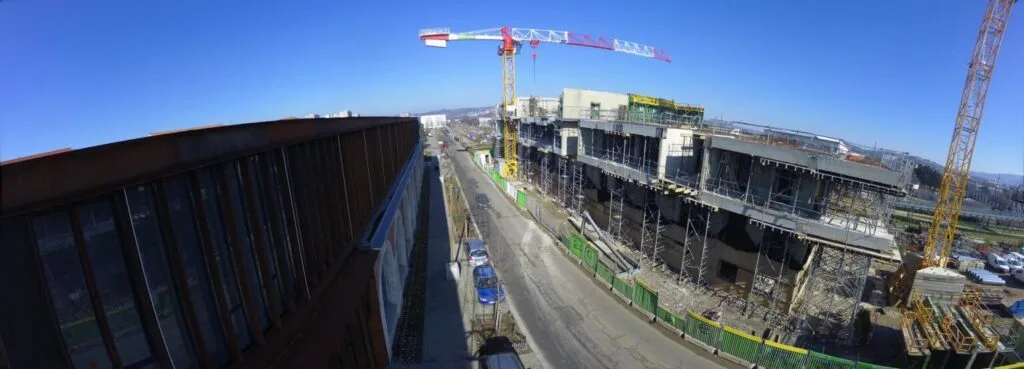 vue d'un timelapse suivi de chantier Saint-Etienne (42)