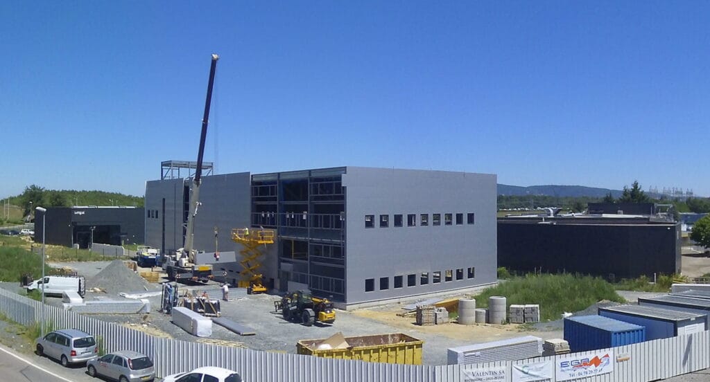vue d'un timelapse suivi de chantier lyon (69)